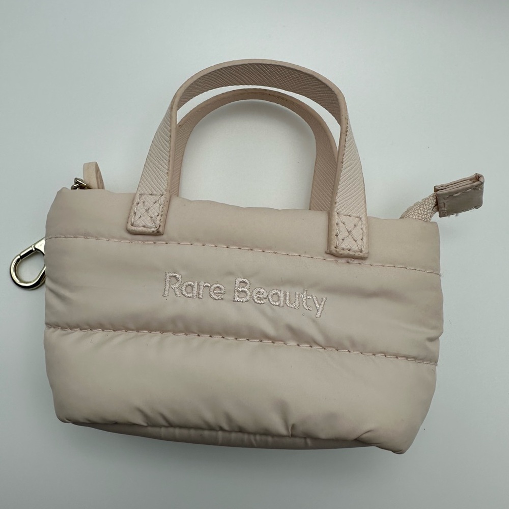 Rare Beauty mini pouch/bag charm/keychainin